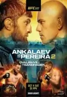 UFC 320: Анкалаев - Перейра 2 прямая трансляция 5 октября 2025 смотреть онлайн бесплатно